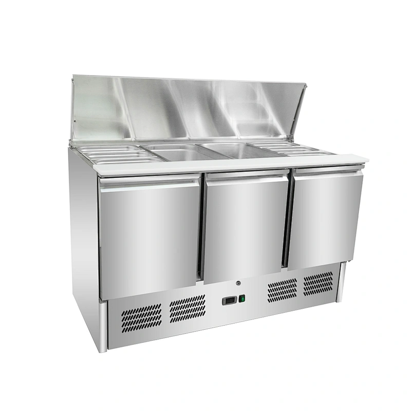 CNJT commercial refrigerator saladette counter